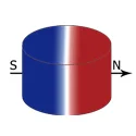 SmCo disc diametrically magnetized magnets