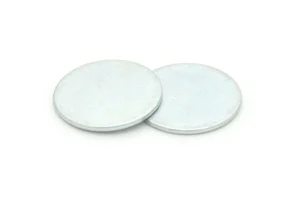 Zinc coated NdFeB disc magnets 