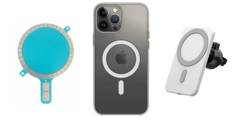 magsafe magnets for iphone cases and wireless charging chargers